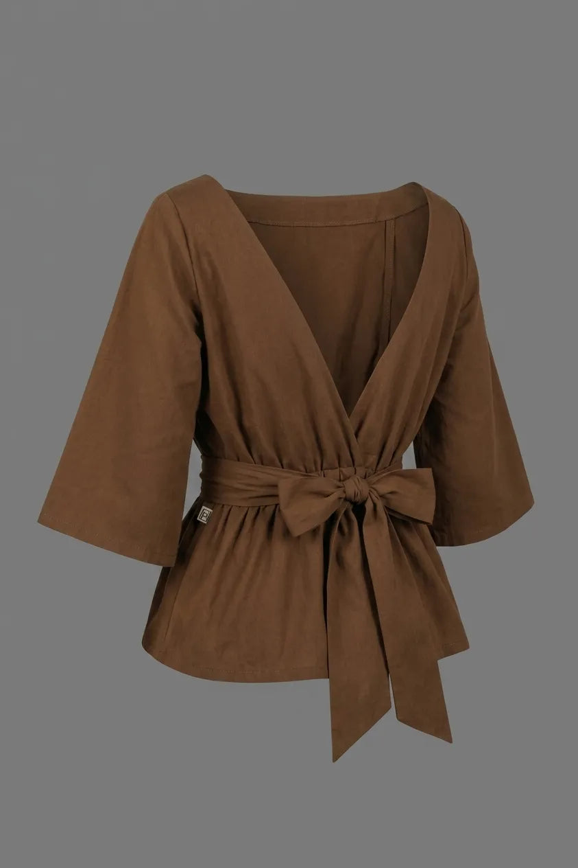 Open-Back Sash Top
