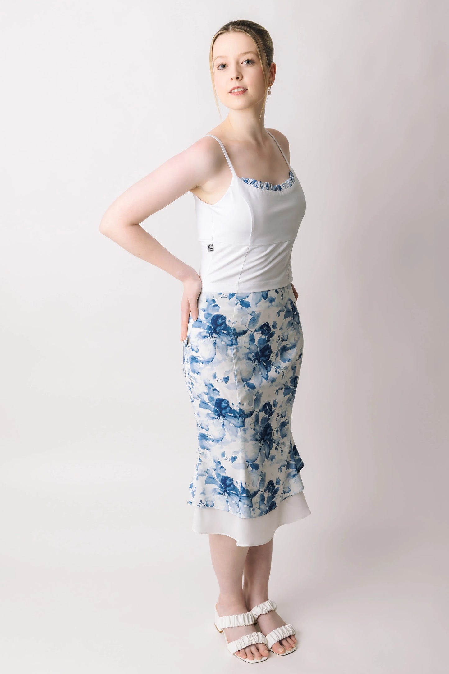 Floral Layered Skirt prettied