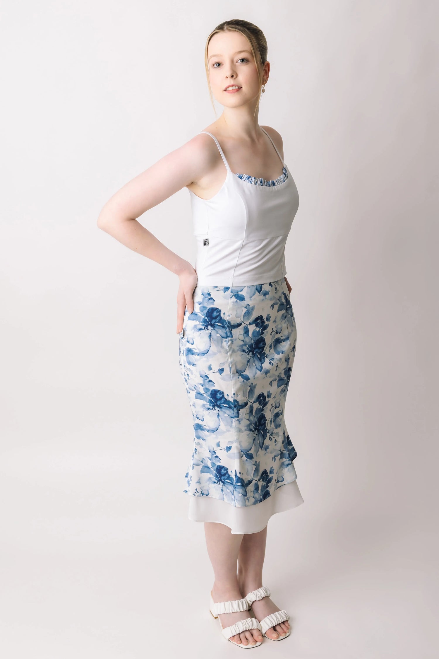 Floral Layered Skirt prettied