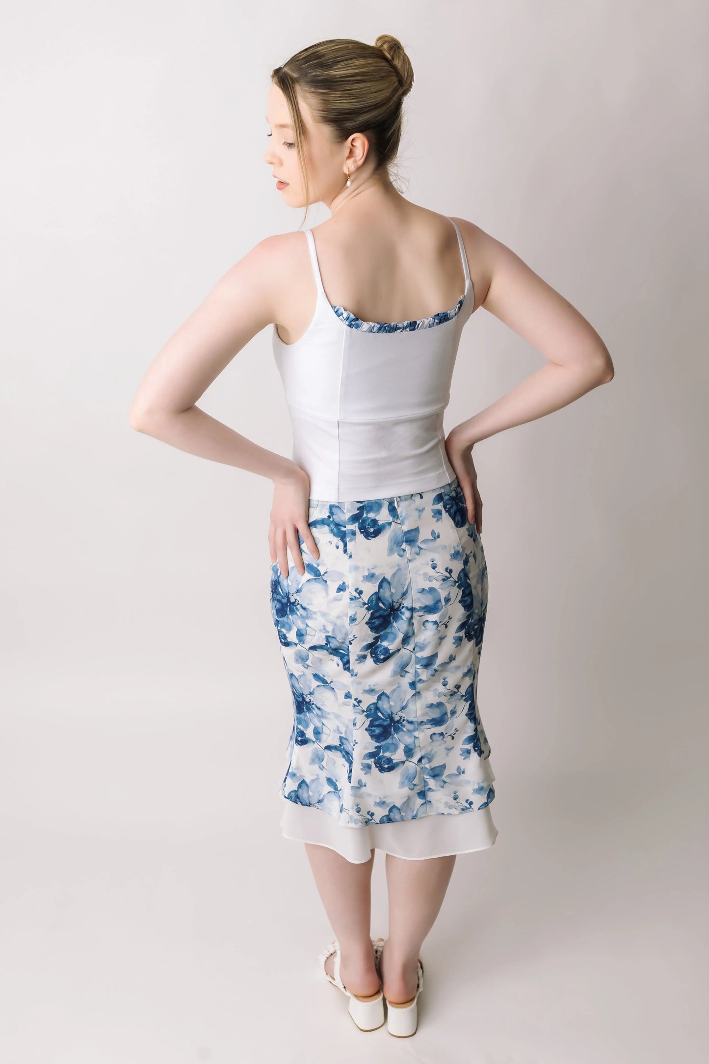 Floral Layered Skirt prettied