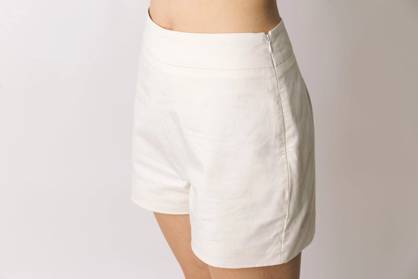100% Cotton Tailored Shorts prettied