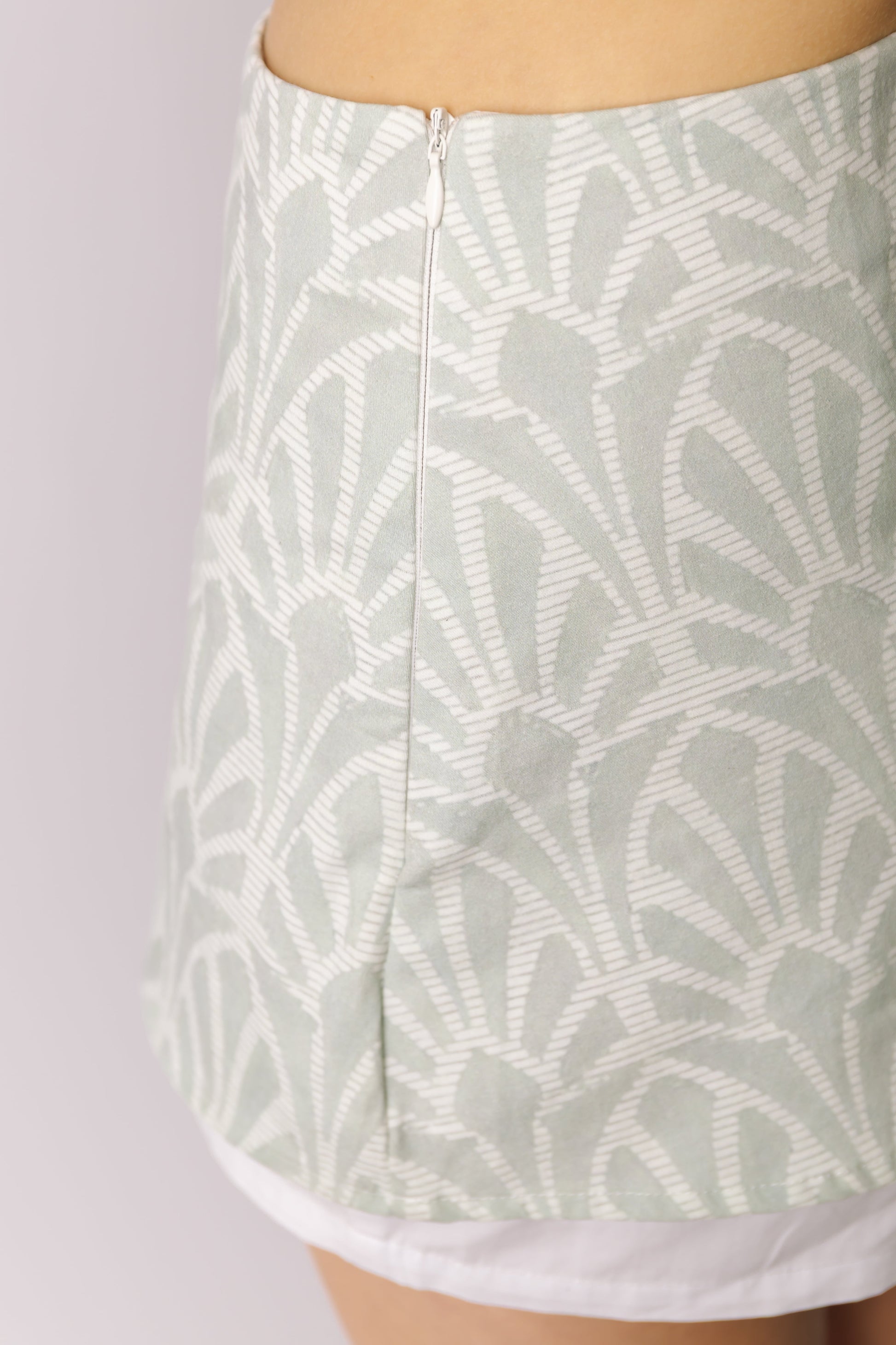 The Classic Skort In Pattern prettied