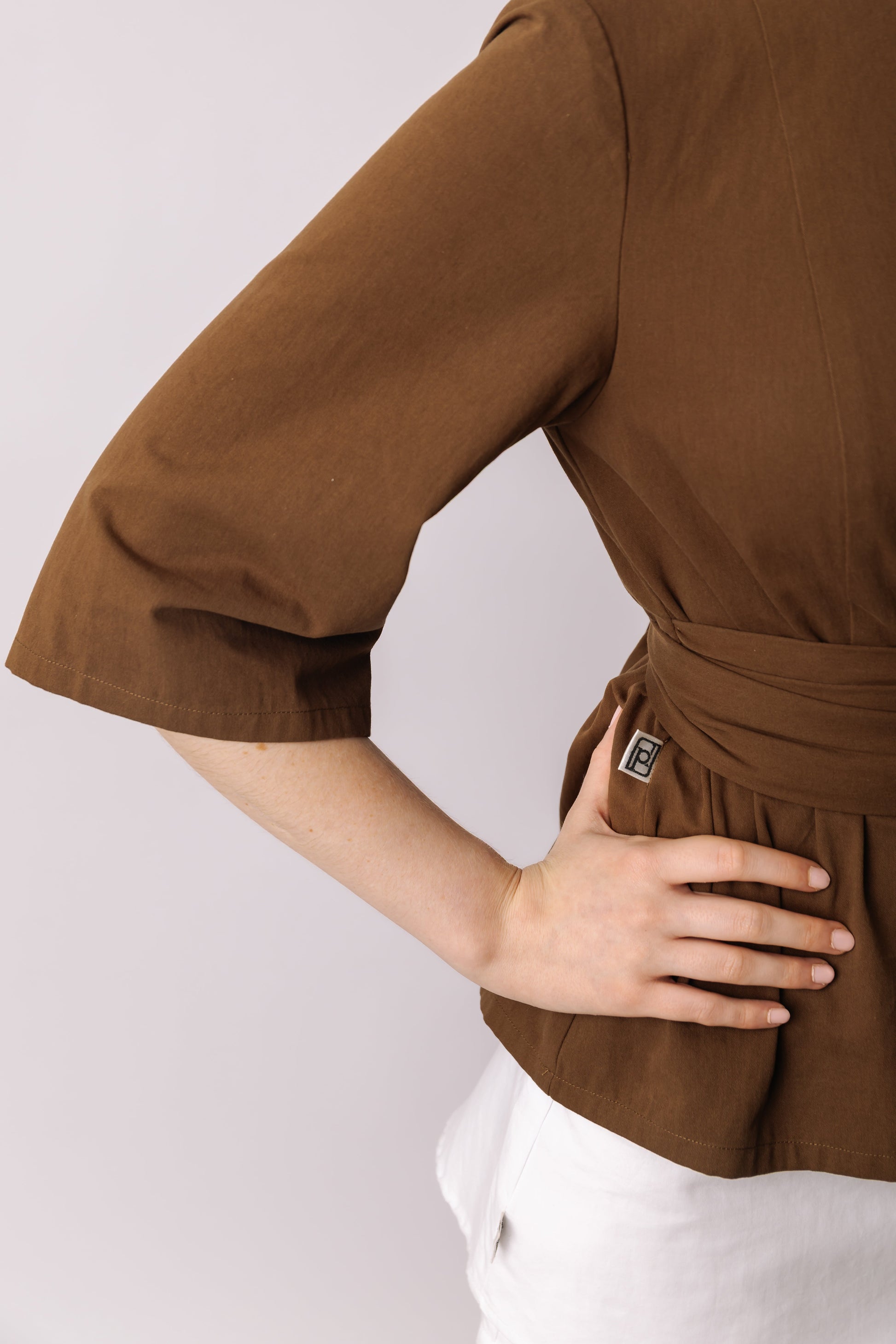 Open-Back Sash Top prettied