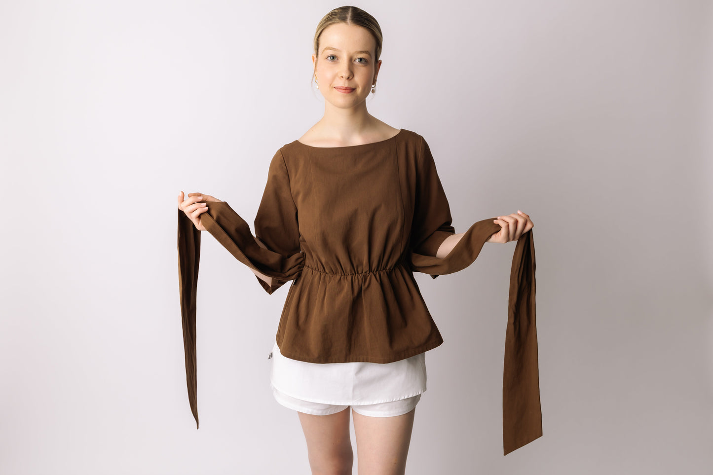 Open-Back Sash Top prettied