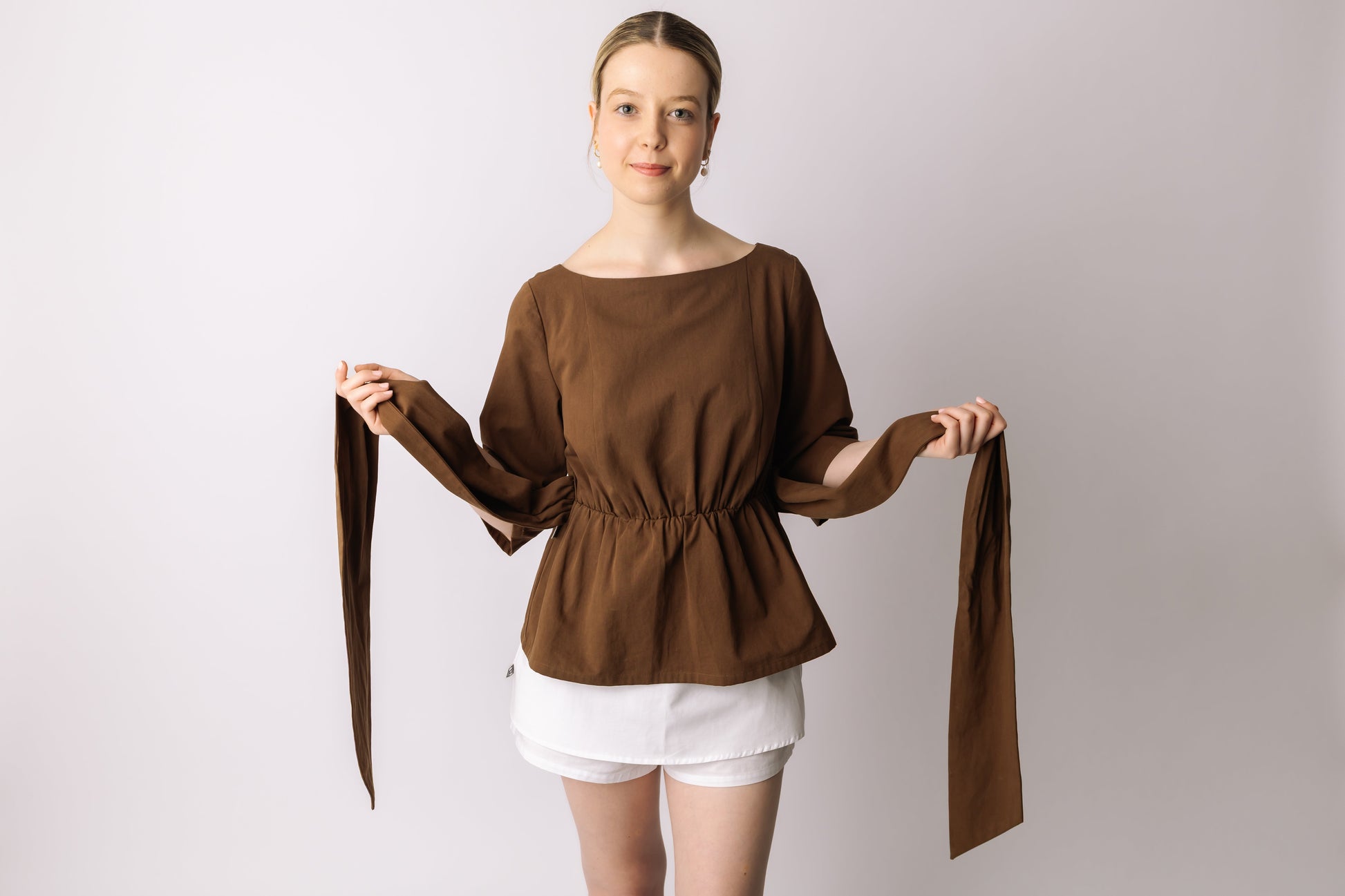 Open-Back Sash Top prettied