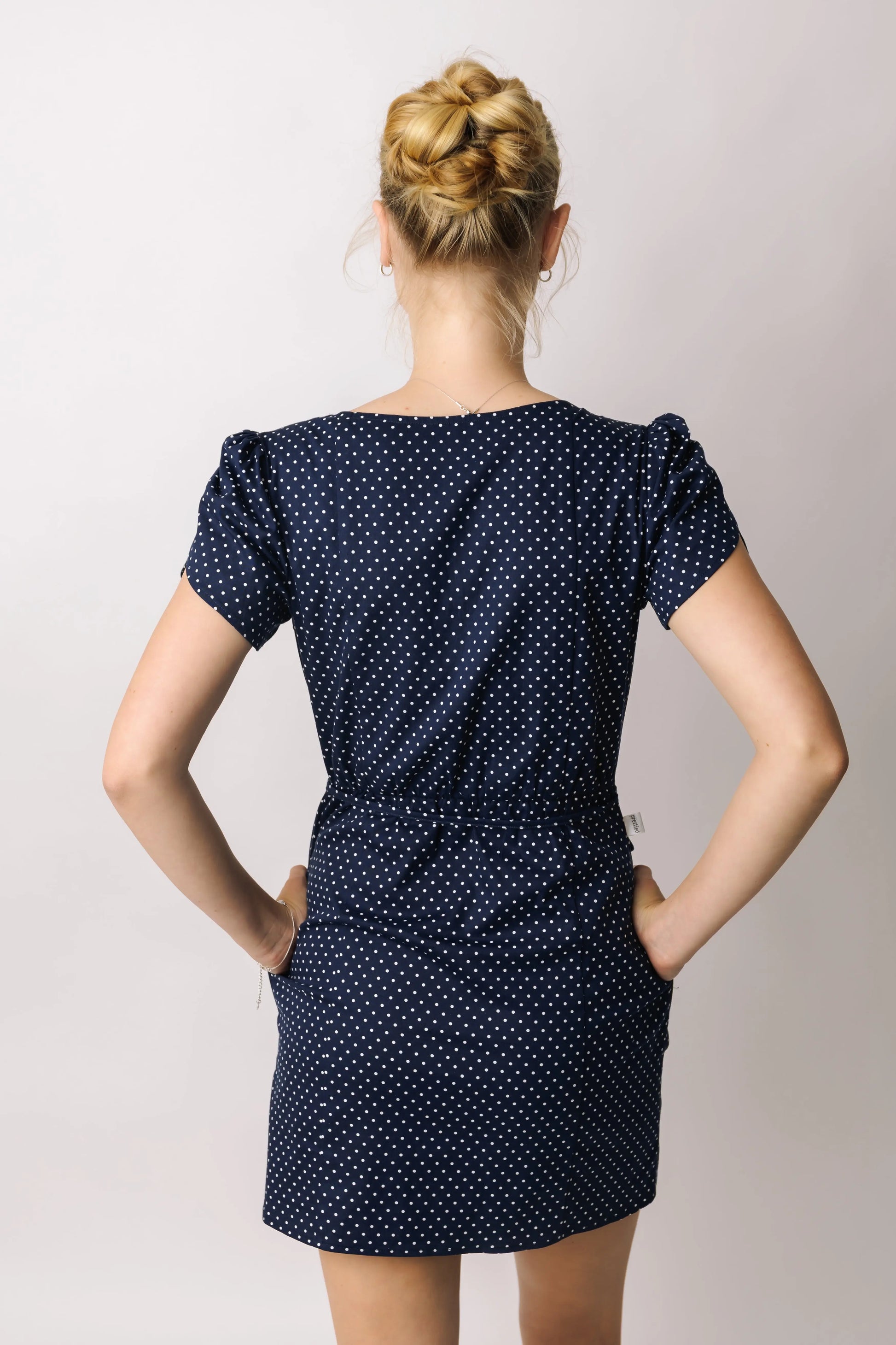 Polka Dot Wrap Dress prettied