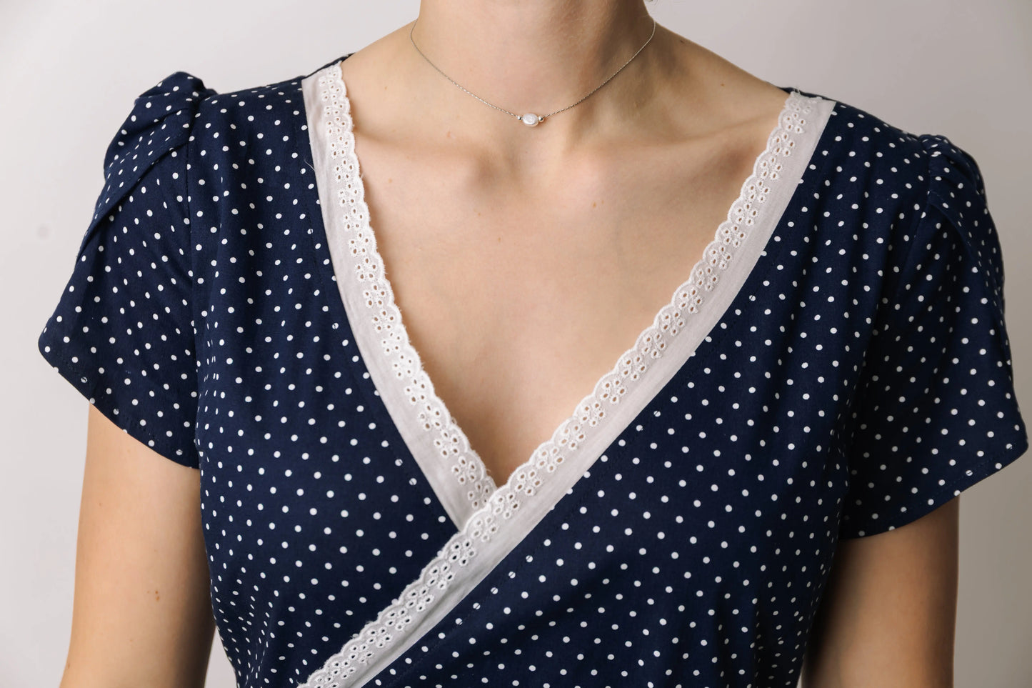 Polka Dot Wrap Dress prettied