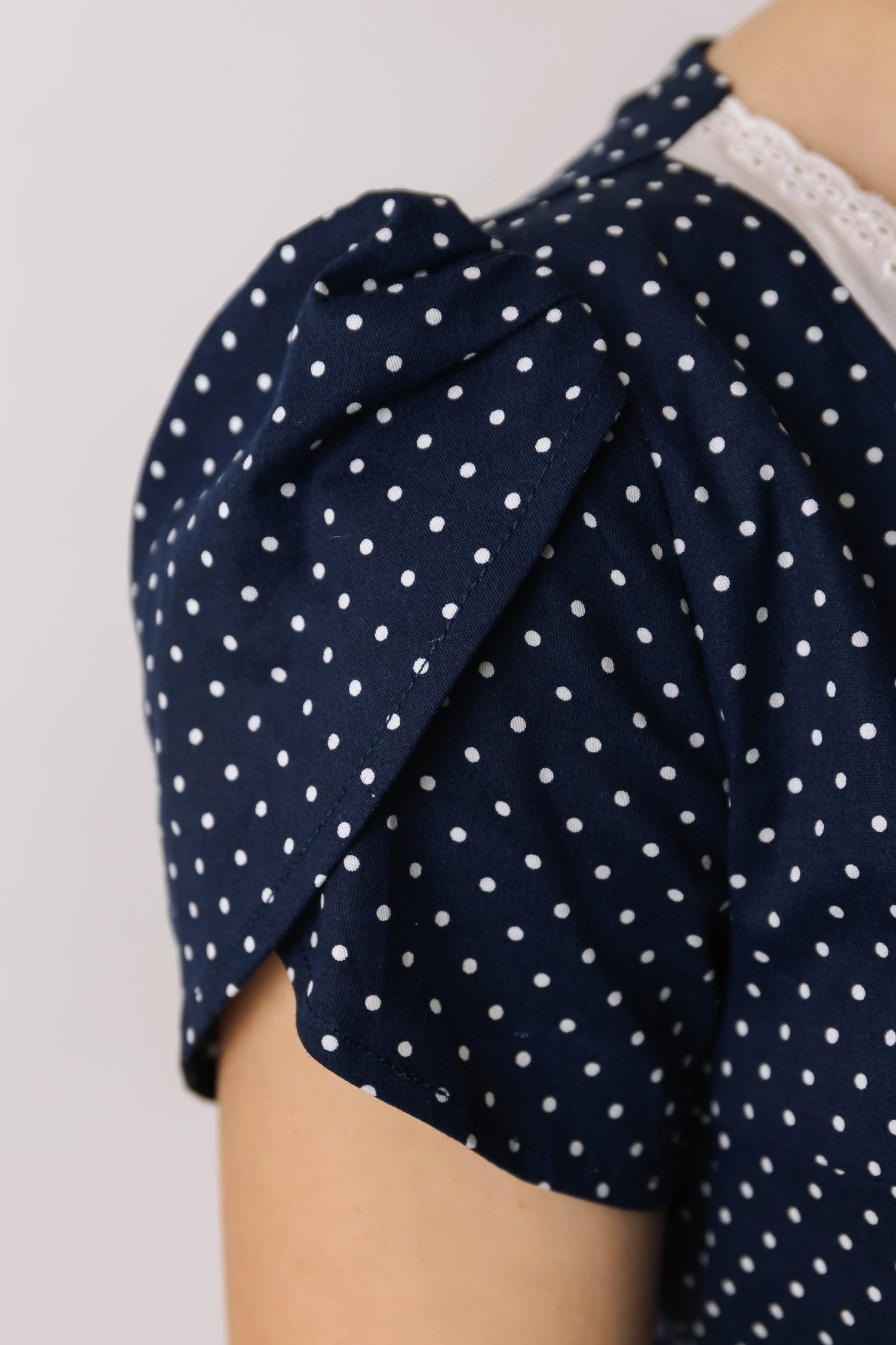 Polka Dot Wrap Dress prettied
