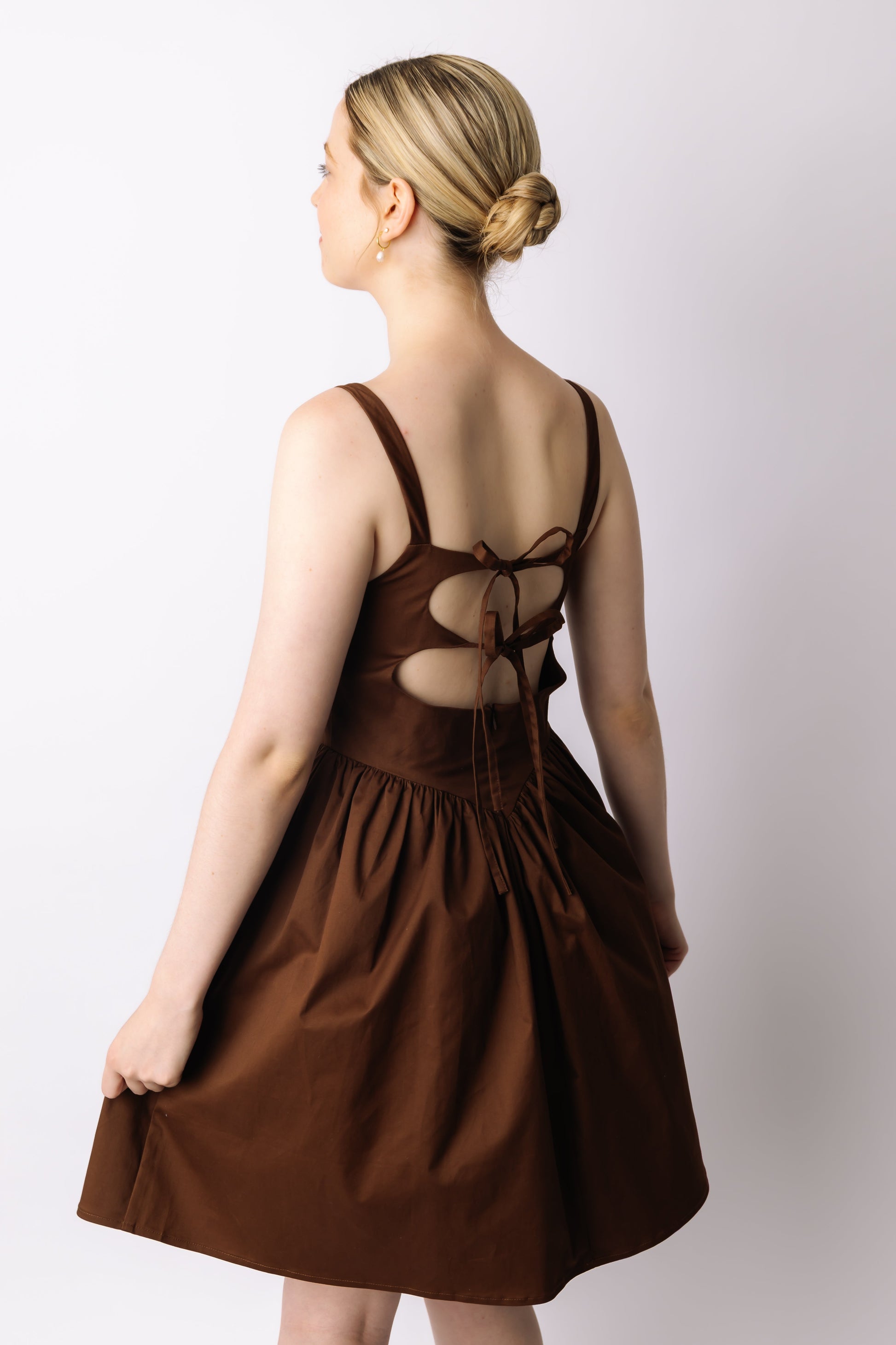 Cutout Tie-Back Dress – prettied