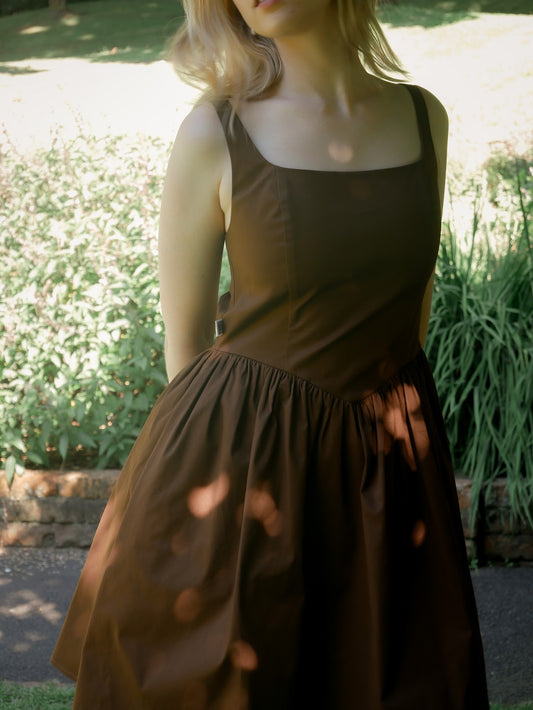 Cutout Tie-Back Dress